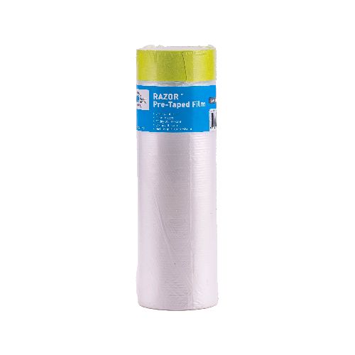 Razor Pre-taped Masking Film 2.7m Drop